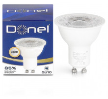 Лампа светодиодная Donel DN03 GU10 7Вт 3000K DN03001W7GU10Dim