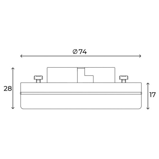 Лампа светодиодная Hesby Lighting Solar GX53 11Вт 4000K HSBL_0259