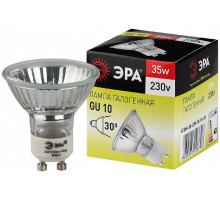 Лампа галогеновая Эра  GU10 35Вт 3000K GU10-JCDR (MR16) -35W-230V