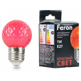 Лампа светодиодная Feron  E27 1Вт K 52164