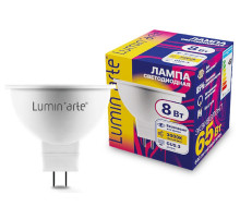 Лампа светодиодная Luminarte  GU5.3 8Вт 3000K LSTD-MR16-8W3KGU5.3