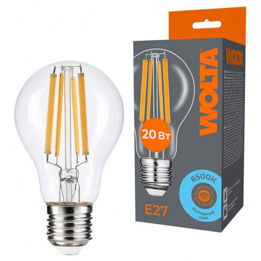 Лампа светодиодная Wolta  E27 20Вт 6500K WF-A60-20W6KE27
