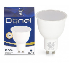 Лампа светодиодная Donel DN03 GU10 9Вт 3000K DN03004W9GU10