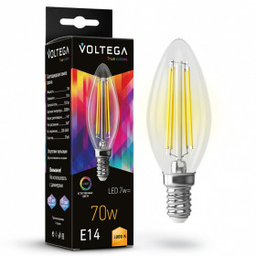 Лампа светодиодная Voltega Cangle E14 7W High CRI E14 6Вт 3000K 7216
