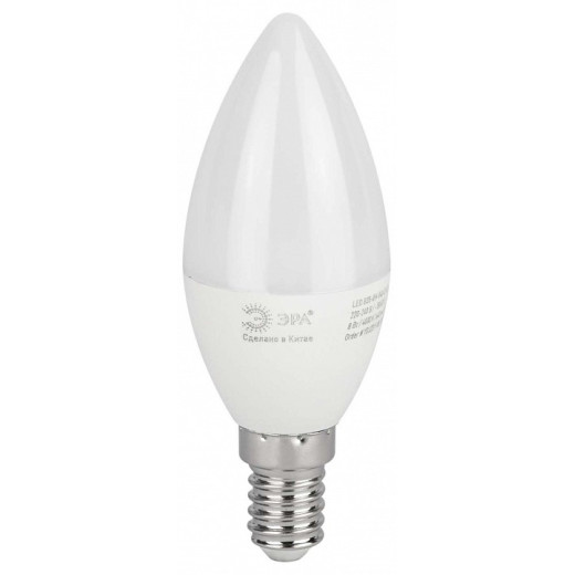 Лампа светодиодная Эра  E14 8Вт 4000K LED B35-8W-840-E14 R