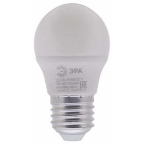 Лампа светодиодная Эра  E27 6Вт 4000K LED P45-6W-840-E27 R