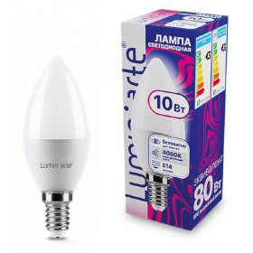Лампа светодиодная Luminarte  E14 10Вт 4000K LSTD-C37-10W4KE14