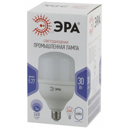 Лампа светодиодная Эра Стандарт E27 30Вт 6500K LED POWER T100-30W-6500-E27