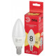 Лампа светодиодная Эра  E14 8Вт 2700K LED B35-8W-827-E14 R