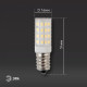 Лампа светодиодная Эра Стандарт E14 5Вт 4000K LED T25-5W-CORN-840-E14