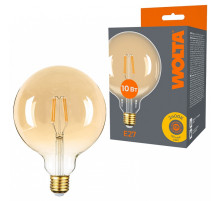 Лампа светодиодная Wolta  E27 10Вт 2400K WF-G125-10W2.4KE27
