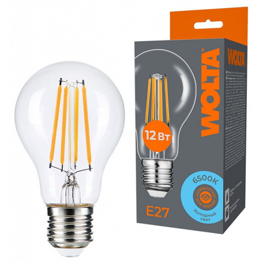 Лампа светодиодная Wolta  E27 12Вт 6500K WF-A60-12W6KE27