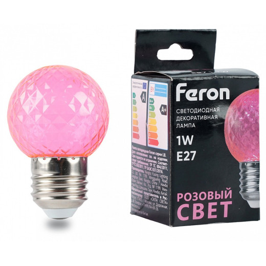 Лампа светодиодная Feron  E27 1Вт K 52177