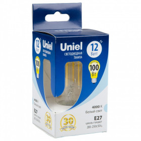 Лампа светодиодная Uniel  E27 12Вт 4000K UL-00006846