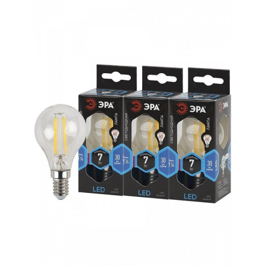 Лампа светодиодная Эра F-LED E14 7Вт 4000K F-LED P45-7W-840-E14