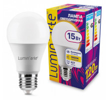 Лампа светодиодная Luminarte  E27 15Вт 3000K LSTD-A60-15W3KE27