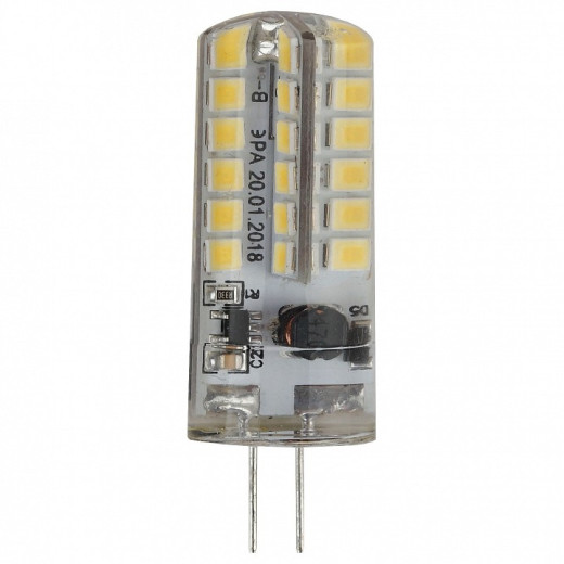Лампа светодиодная Эра Стандарт G4 3.5Вт 2700K LED JC-3,5W-12V-827-G4