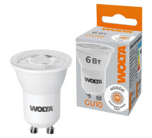 Лампа светодиодная Wolta  GU10 6Вт 4000K WSTD-JCDR-MR11-6W4KGU10-L