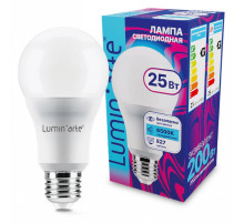 Лампа светодиодная Luminarte  E27 25Вт 6500K LSTD-A65-25W6KE27
