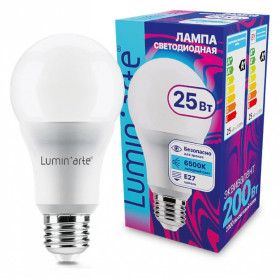 Лампа светодиодная Luminarte  E27 25Вт 6500K LSTD-A65-25W6KE27