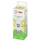 Лампа светодиодная Эра Green Line E27 12Вт 3000K LED B35-12W-830-E27 GL