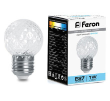 Лампа светодиодная Feron LB-377 E27 1Вт 6400K 38220