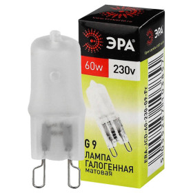 Лампа галогеновая Эра  G9 60Вт 3000K G9-JCD-60-230V-FR