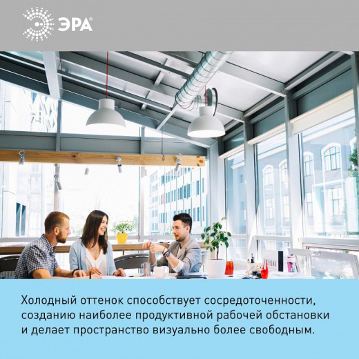 Лампа светодиодная Эра  E27, E40 40Вт 6500K LED POWER T100-40W-6500-E27/E40 R