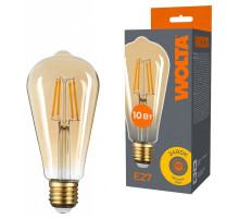 Лампа светодиодная Wolta  E27 10Вт 2400K WF-ST64-10W2.4KE27