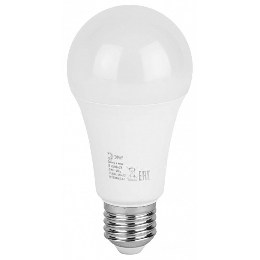 Лампа светодиодная Эра  E27 20Вт 6500K LED A65-20W-865-E27 R