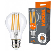 Лампа светодиодная Wolta  E27 20Вт 4000K WF-A60-20W4KE27