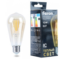 Лампа светодиодная Feron  E27 10Вт 2700K 52165