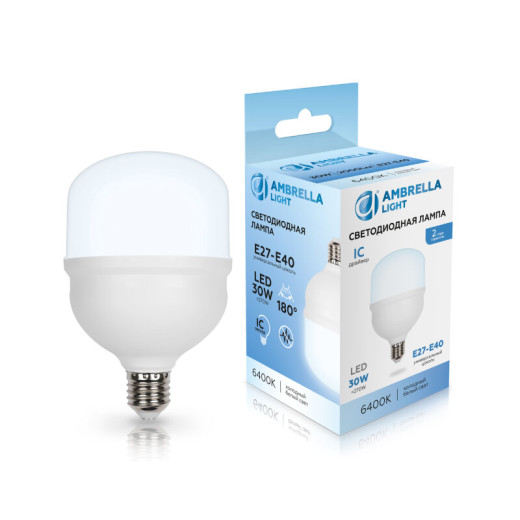 Лампа светодиодная Ambrella Light E27-E40 E27, E40 30Вт 6400K 1003006