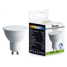 Лампа светодиодная Feron LB-561 GU10 9Вт 4000K 51062