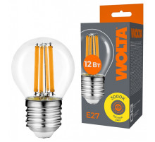 Лампа светодиодная Wolta  E27 12Вт 3000K WF-G45-12W3KE27