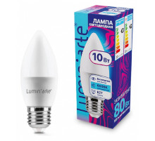 Лампа светодиодная Luminarte  E27 10Вт 6500K LSTD-C37-10W6KE27