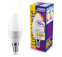 Лампа светодиодная Luminarte  E14 10Вт 3000K LSTD-C37-10W3KE14