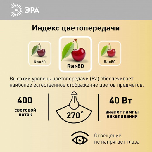 Лампа светодиодная Эра Стандарт E14 5Вт 4000K LED T25-5W-CORN-840-E14