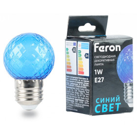 Лампа светодиодная Feron  E27 1Вт K 52162