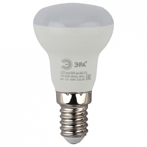 Лампа светодиодная Эра Стандарт E14 4Вт 4000K LED R39-4W-840-E14