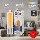 Лампа светодиодная Эра  G9 6Вт 4000K LED JCD-6W-GL-840-G9