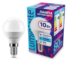 Лампа светодиодная Luminarte  E14 10Вт 6500K LSTD-G45-10W6KE14