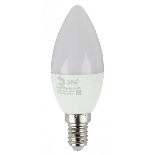 Лампа светодиодная Эра  E14 6Вт 4000K LED B35-6W-840-E14 R