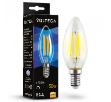 Лампа светодиодная Voltega Candle dim 5W E14 5Вт 2700K 7199