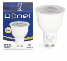 Лампа светодиодная Donel DN03 GU10 9Вт 4000K DN03003N9GU10Dim