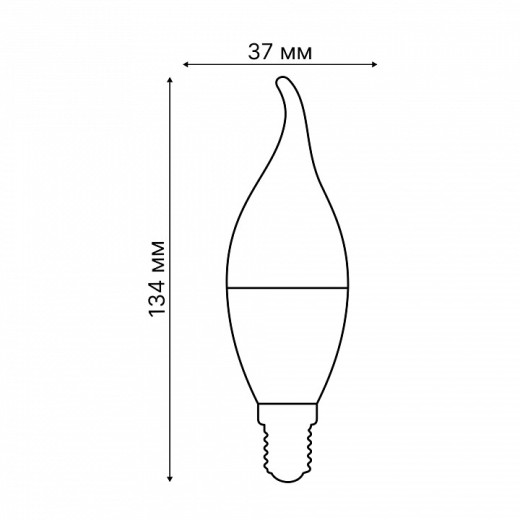 Лампа светодиодная с управлением через Wi-Fi Uniel  E14 5Вт 2700 - 6500K UL-00011655