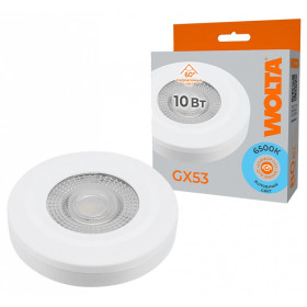 Лампа светодиодная Wolta  GX53 10Вт 6500K WSTD-GX-10W6KGX53-WL
