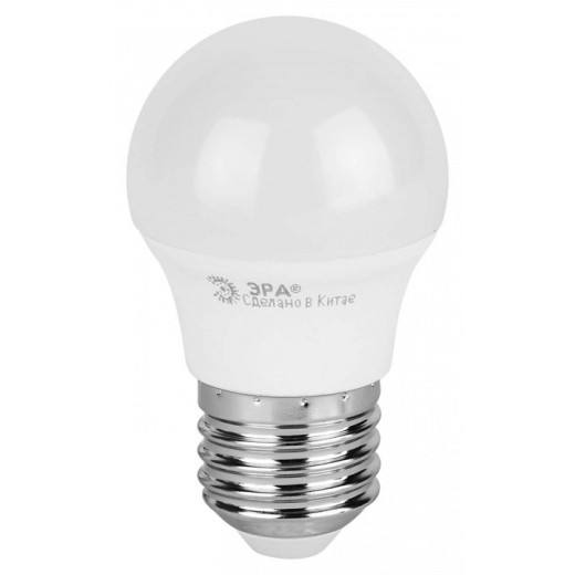 Лампа светодиодная Эра  E27 8Вт 2700K LED P45-8W-827-E27 R