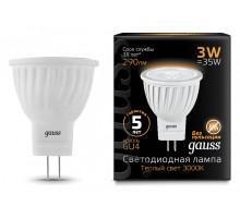 Лампа светодиодная Gauss  GU4 3Вт 3000K 132517103