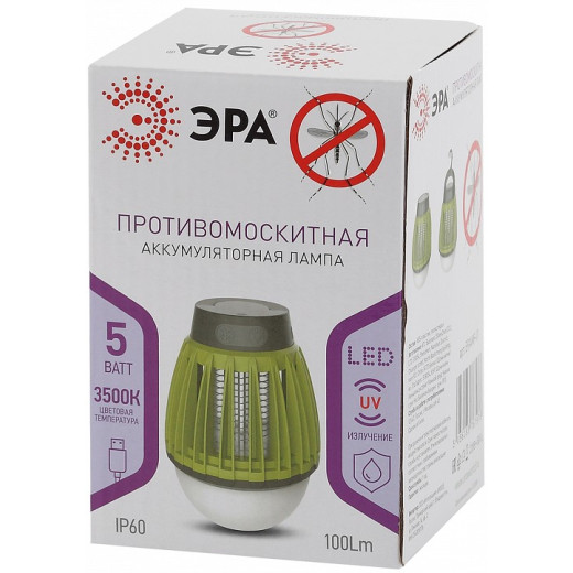 Лампа противомоскитная Эра   5Вт K ERAMF-01